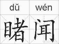 睹闻的拼音