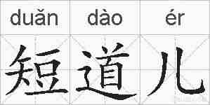 短道儿的拼音