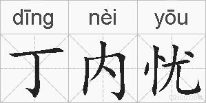 丁内忧的拼音