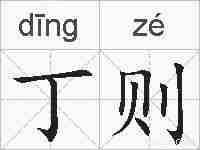 丁则的拼音