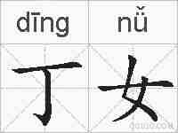 丁女的拼音
