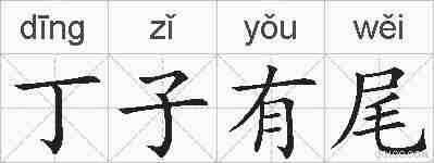 丁子有尾的拼音