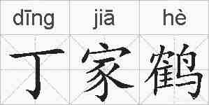 丁家鹤的拼音