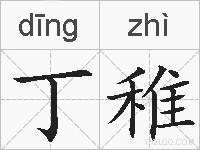 丁稚的拼音