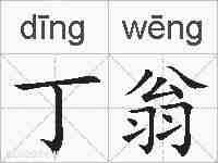丁翁的拼音