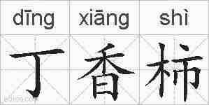 丁香柿的拼音