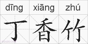 丁香竹的拼音