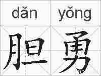 胆勇的拼音