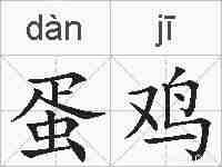 蛋鸡的拼音