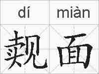 觌面的拼音