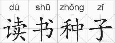 读书种子的拼音