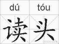 读头的拼音