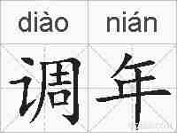 调年的拼音