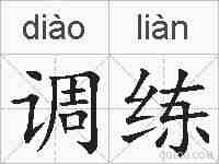 调练的拼音