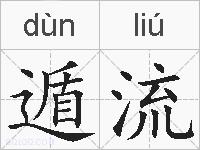 遁流的拼音