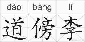道傍李的拼音