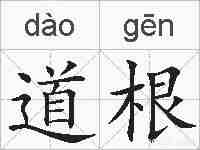 道根的拼音