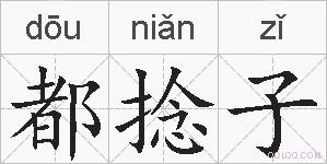 都捻子的拼音