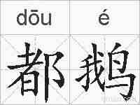 都鹅的拼音