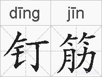 钉筋的拼音