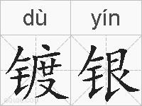 镀银的拼音