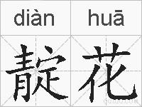 靛花的拼音