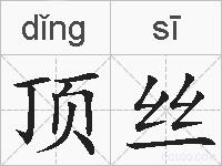 顶丝的拼音