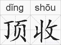 顶收的拼音
