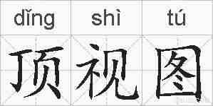 顶视图的拼音