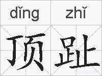 顶趾的拼音