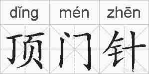 顶门针的拼音
