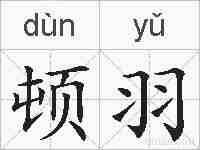 顿羽的拼音