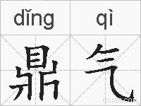 鼎气的拼音