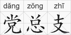党总支的拼音