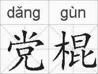 党棍的拼音