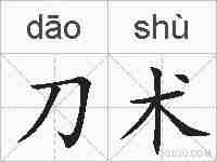 刀术的拼音