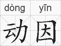 动因的拼音