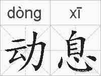 动息的拼音