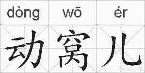 动窝儿的拼音