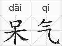 呆气的拼音