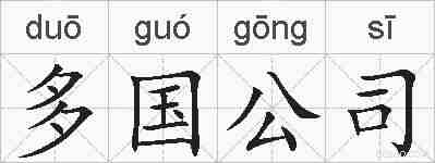 多国公司的拼音