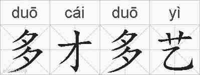 多才多艺的拼音