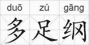 多足纲的拼音