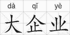 大企业的拼音