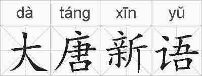 大唐新语的拼音
