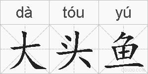大头鱼的拼音