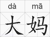 大妈的拼音