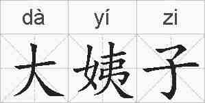 大姨子的拼音