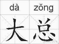 大总的拼音