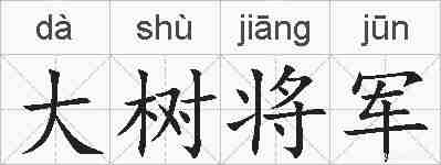 大树将军的拼音